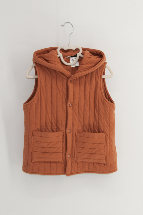 Vestă din Bumbac Matlasat - Pumpkin [4]
