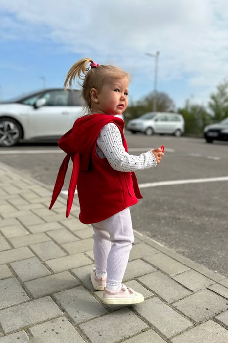 Vestă din Bumbac -Iepuras Mov [2]