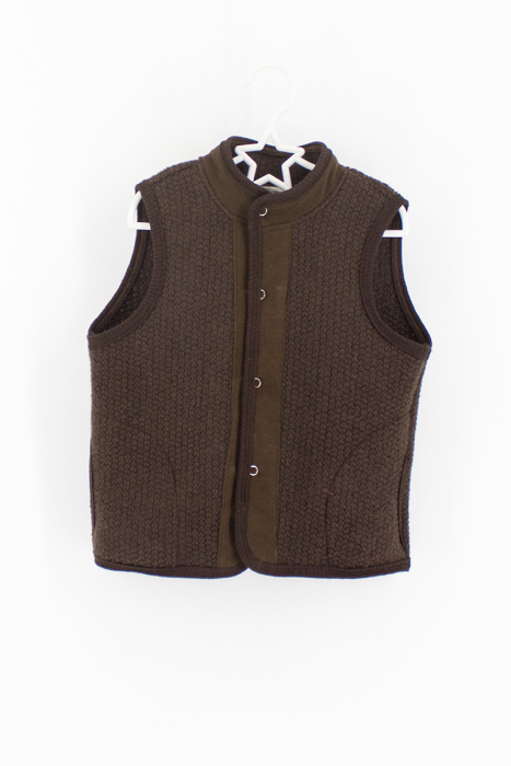 Vestă din lână  100% - Tunica Maro [2]