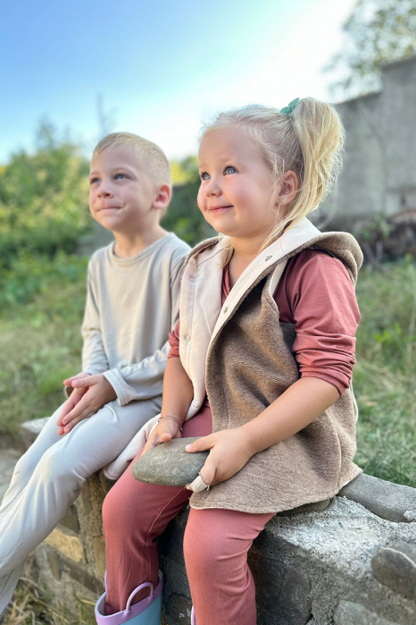 Vestă din lână - Crem [3]