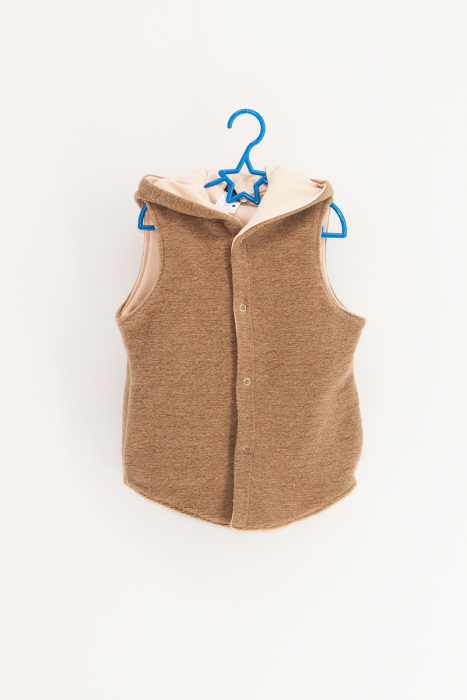 Vestă din lână - Crem [5]
