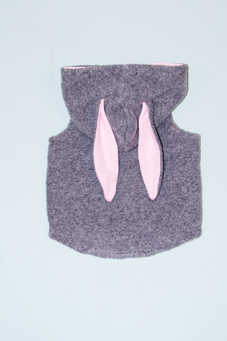 Vesta din lana fiarta - Light Grey - Iepuras [2]