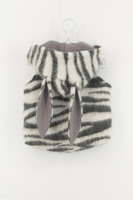 Vestă din lână fiartă - Zebra [2]