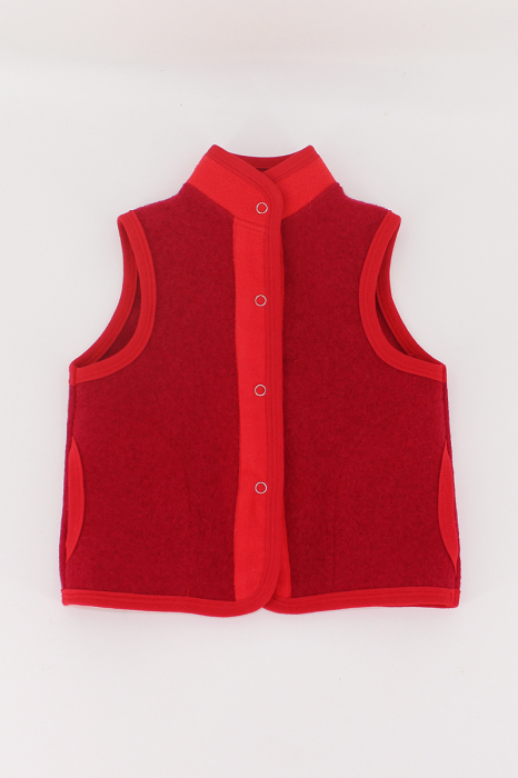 Vestă din lână  100% -Tunica Rosu [2]