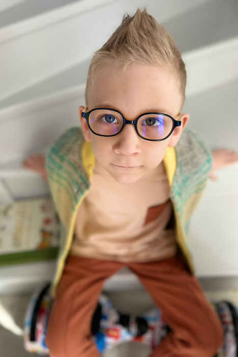 Vestă din lână fiartă -Tunica Lime [2]