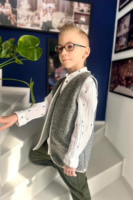 Vestă tip Cojoc - Gri Hart [4]