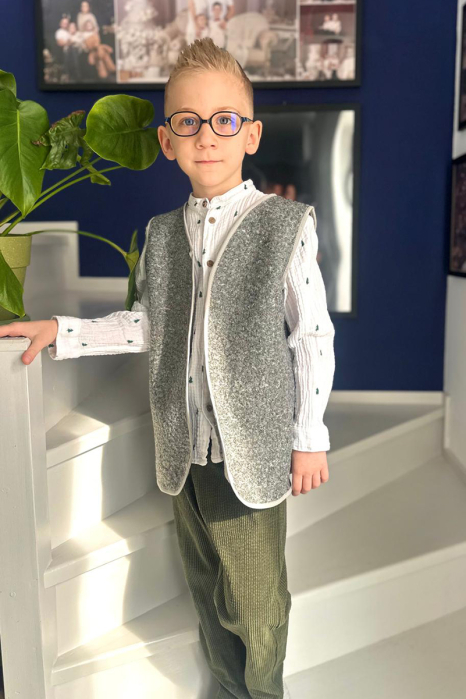 Vestă tip Cojoc - Gri Hart [7]