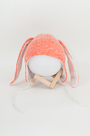 Caciuliță dublată din lână -Iepuras Somon [0]