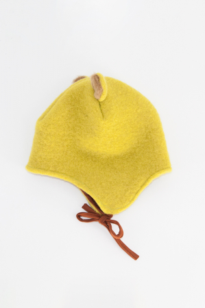 Caciuliță dublată lână fiartă - frog [1]