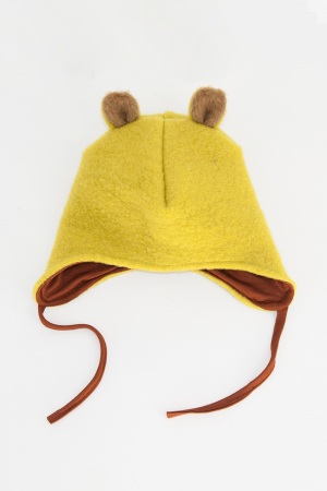 Caciuliță dublată lână fiartă - frog [3]