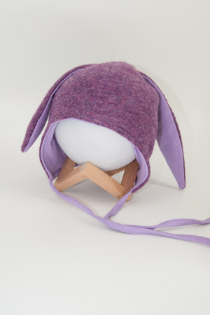 Căciulițe - Caciuliță dublată lână -Liliac
