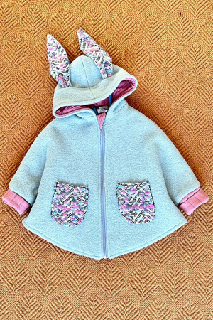 Jachete - Capă din lână 100% - Iepuras Mint