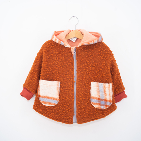 Capă din Lână Fiartă Oversized - Dovlecel – H. Bebe [0]