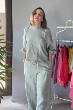 Compleu Dama Muselina -Mint [1]