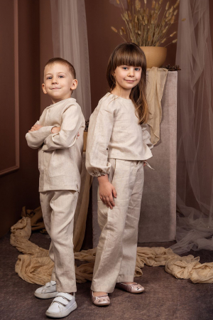 Compleu din IN pentru baieti - Nude [2]