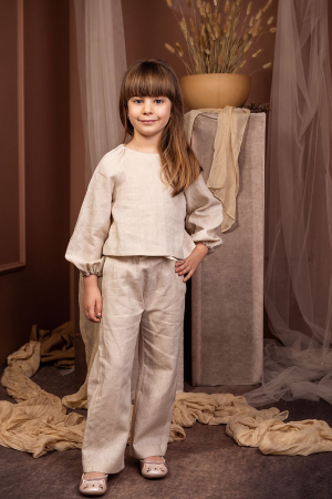 Compleu din IN pentru fetite - Nude [0]