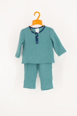 Compleu din muselina - denim [0]