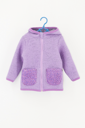 Hanorac Lână Fleece Cu Fermoar Lila [0]