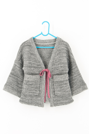 Lichidare de Stoc - Kimono Lână - GRI