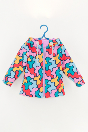 Jacheta Softshell -Waterproof Pink Spots [0]