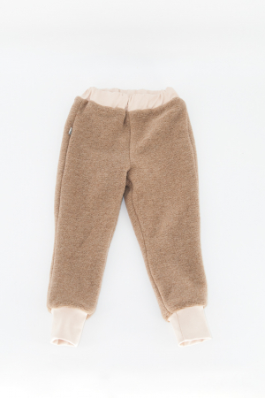 Pantalon Lână dublat - Crem [1]