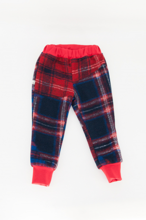 Pantalon Lână dublat - Red & Blue [1]