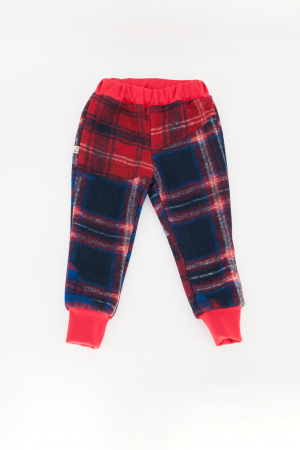 Pantalon Lână dublat - Red & Blue [0]