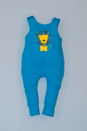 Salopeta Albastra capse pe umar Lion-tudor [0]