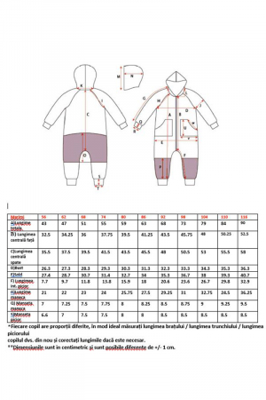 Salopetă cu Nasturi și Glugă -Verde cu Catel [1]