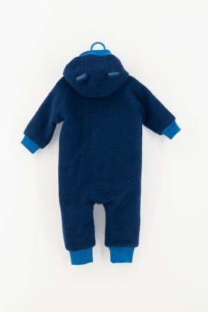 Salopetă Lână Fiartă Glugă Urs Blue [1]