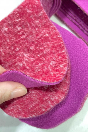 Salopetă țesută din Lână si Polar - Pink [1]