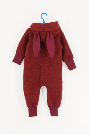 Back To Wool - Salopetă din Lână Fiartă Fara Dublura - Visiniu