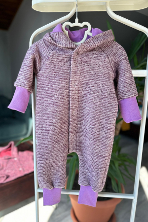 Salopetă din Lână Fiartă Fara Dublura --Mov/Lila [5]