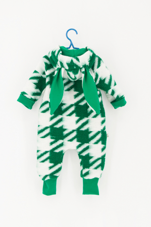 Salopete din Lână - Salopetă din Lână Fiartă Fara Dublura - Z Verde