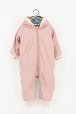 Salopete din Lână - Salopetă Impermeabilă 3 Straturi  - Roz