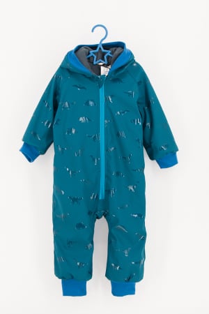 Salopete din Lână - Salopetă Impermeabilă 3 Straturi  - Albastru Dino