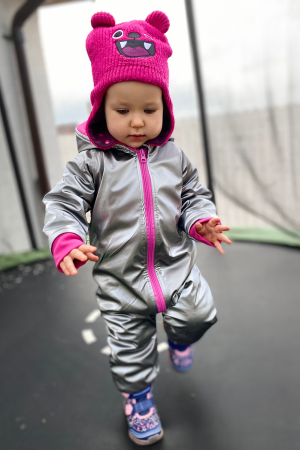 Salopetă Impermeabila 3 Straturi  - Lână- Pink [3]