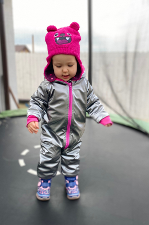 Salopetă Impermeabila 3 Straturi  - Lână- Pink [2]