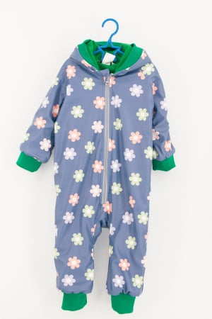 Salopete din Lână - Salopetă Impermeabilă 3 Straturi  -Flori