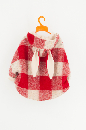 Set Capa + Pantalon din lana -Red Mix [2]