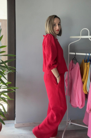 Compleu Dama Muselina - Zmeuriu [1]