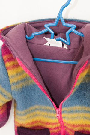 Set Jacheta+Pantalon din lana -Curcubeu [4]