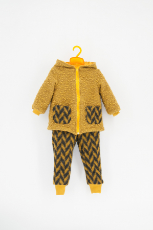 Compleuri din Lână - Set Jacheta+Pantalon din lana -Bondarel