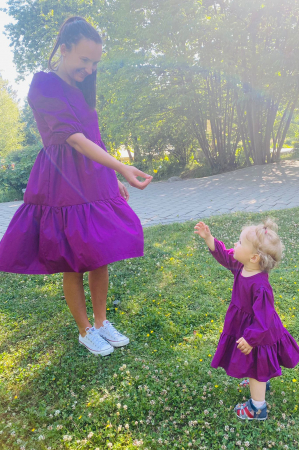 Set Rochite Volane si maneci bufante -denim [0]