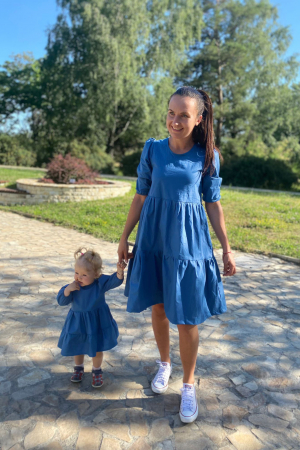 Set Rochite Volane si maneci bufante -denim [2]