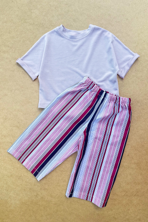 Pantalon Poplin Dungi Roz | H. Bebe [4]