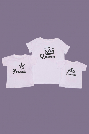 Seturi Familie - Set Tricouri mama - 2 copii Royal