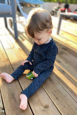 Compleu Lana - Prim Strat Albastru [1]