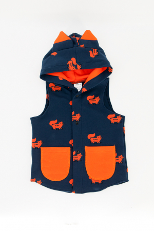 Vestă din Bumbac -Vulpite [3]