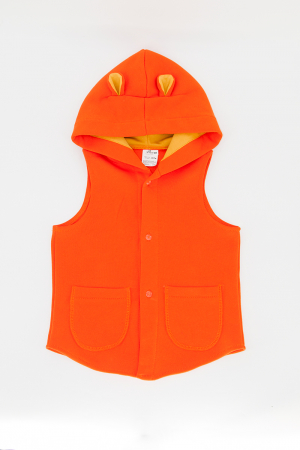 Vestă din Bumbac -Ursulet Portocaliu [1]